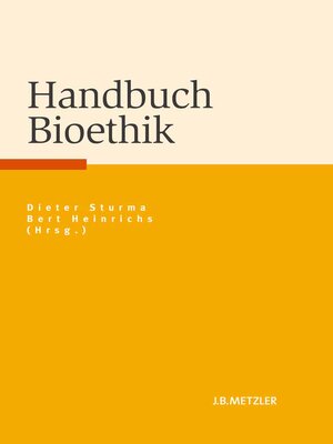 cover image of Handbuch Bioethik